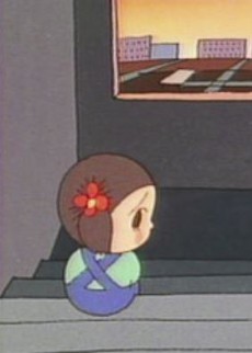 泣いていた女の子