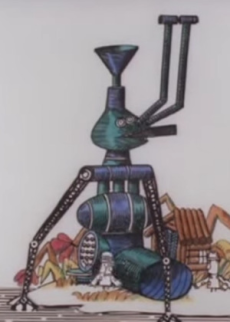 二匹のサンマ（カラー版）