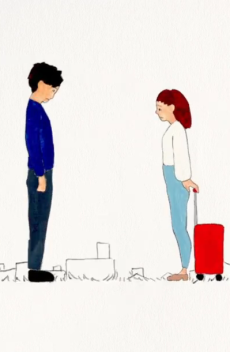 ある河川敷にて