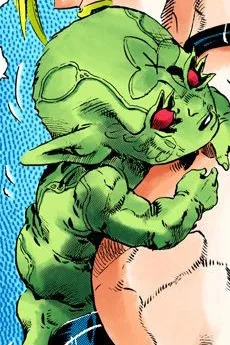 緑色の赤ちゃん