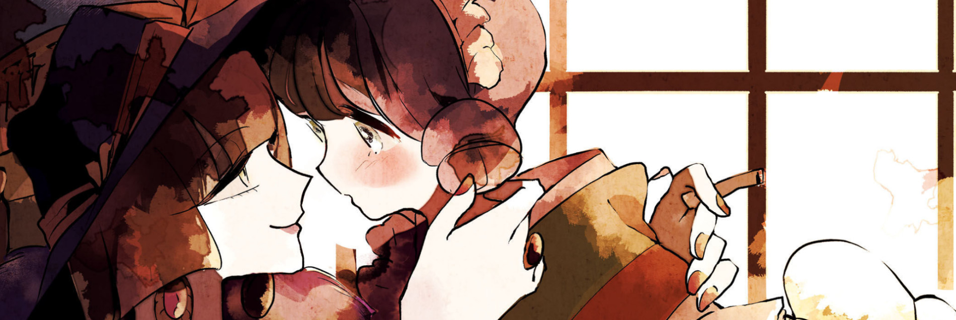 女流作家とユキ