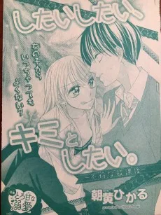 したいしたい、キミとしたい。