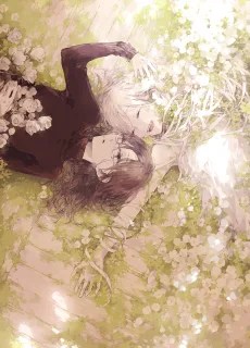 花が生えた子の話