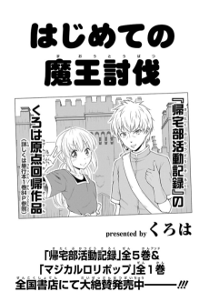 はじめての魔王討伐