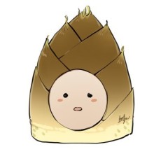 たけのこのよう。