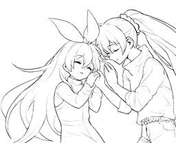 おねえちゃんとゆんちゃん