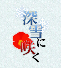 深雪に咲く