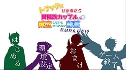 トラックにひかれたら異種族カップルが成立しないと出られない部屋にいたんだが！？