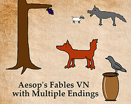 Aesop's Fables VN Style with Multiple Endings