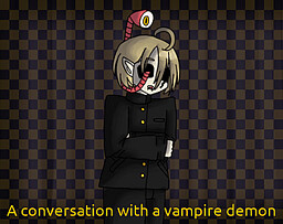 A conversation with a vampire demon