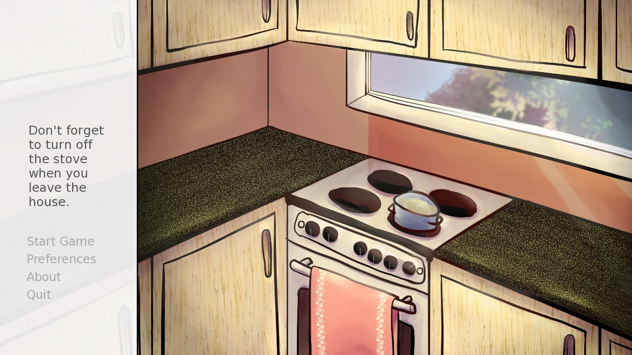 Don't forget to turn off the stove when you leave the house.