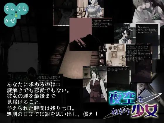 夜空をねがう少女