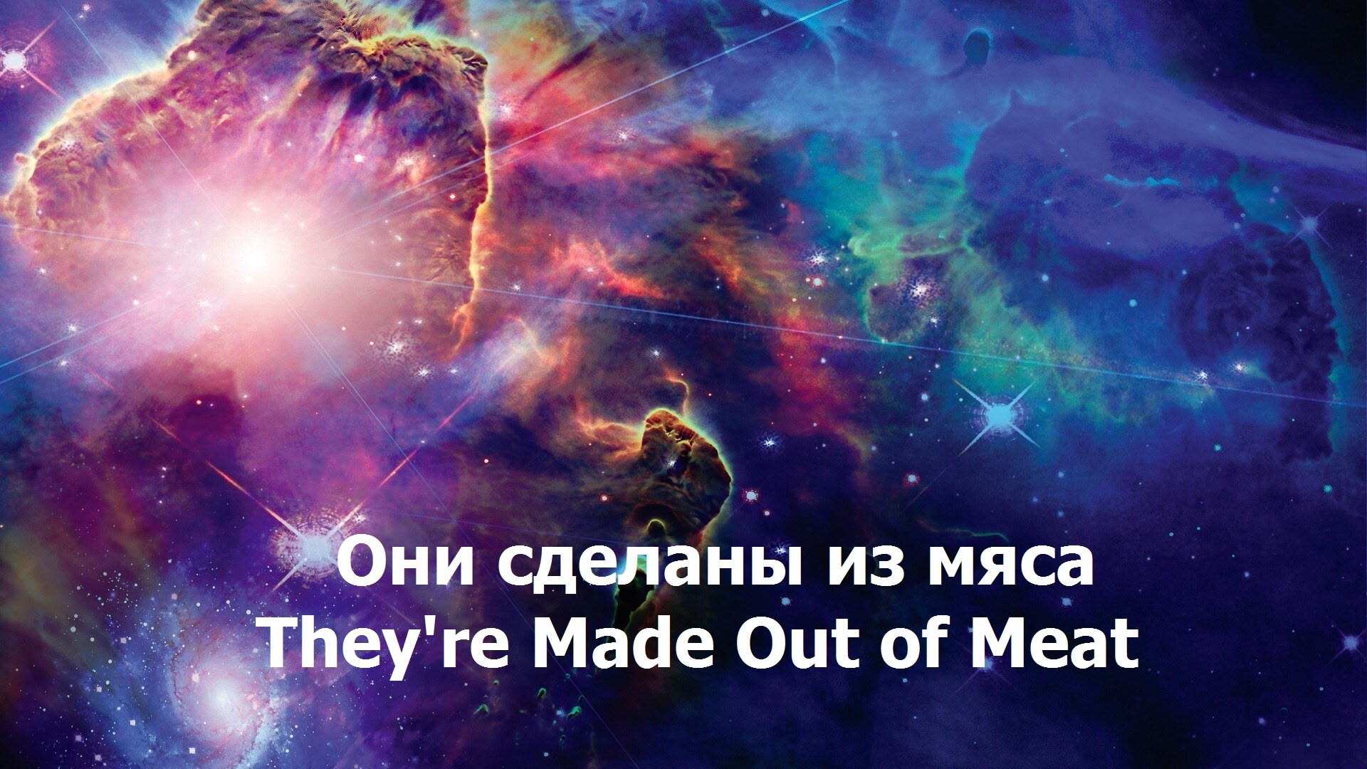 Они сделаны из мяса