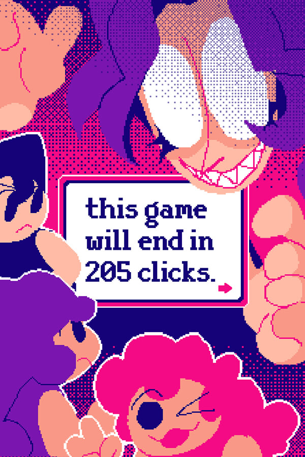 this game will end in 205 clicks.