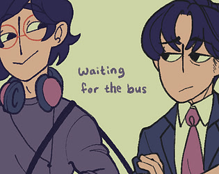 waiting for the bus