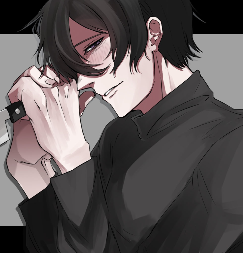 月下にナイフを。